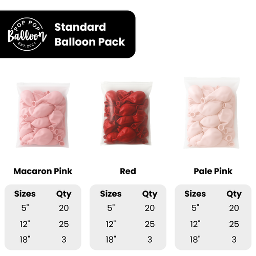 Berry First Balloon Garland