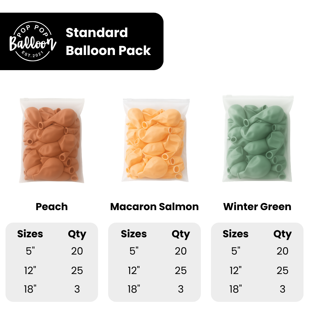 Pastel Carrot Balloon Garland