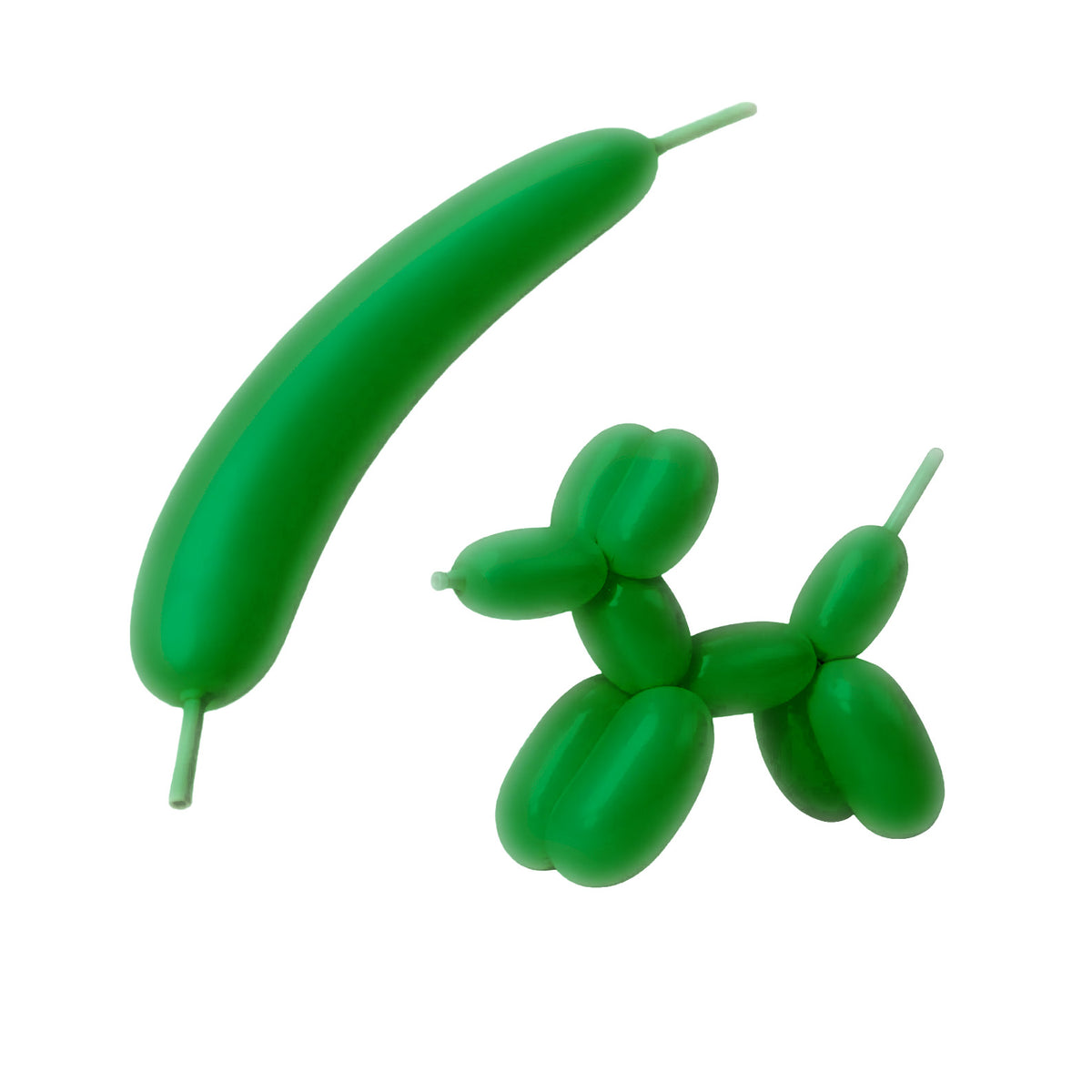 Green 260 twisting balloons