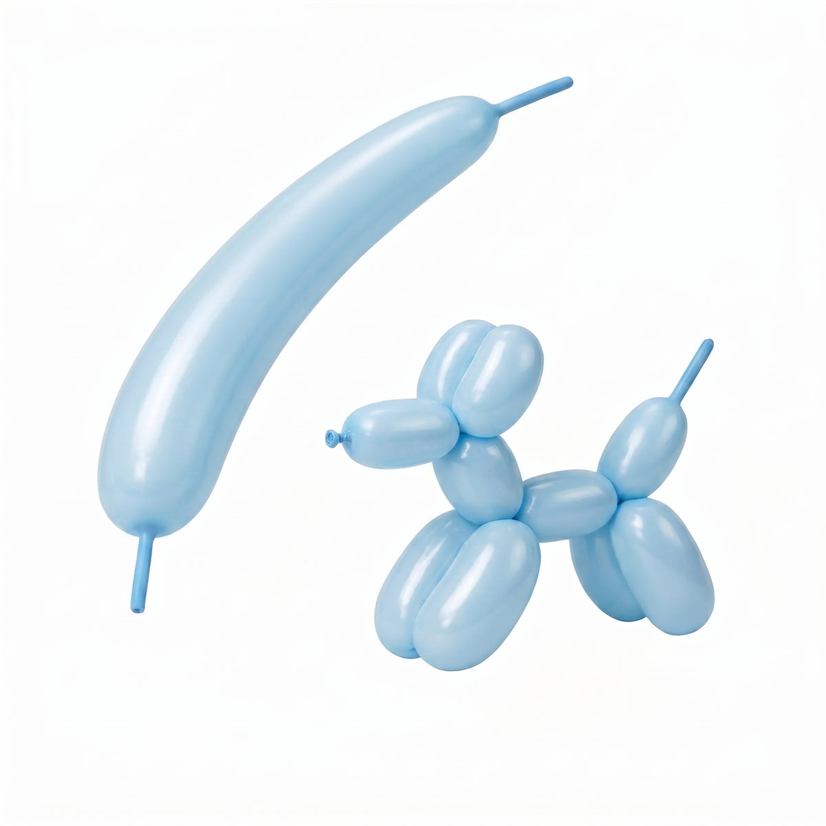 Macaron Blue 260 twisting balloons