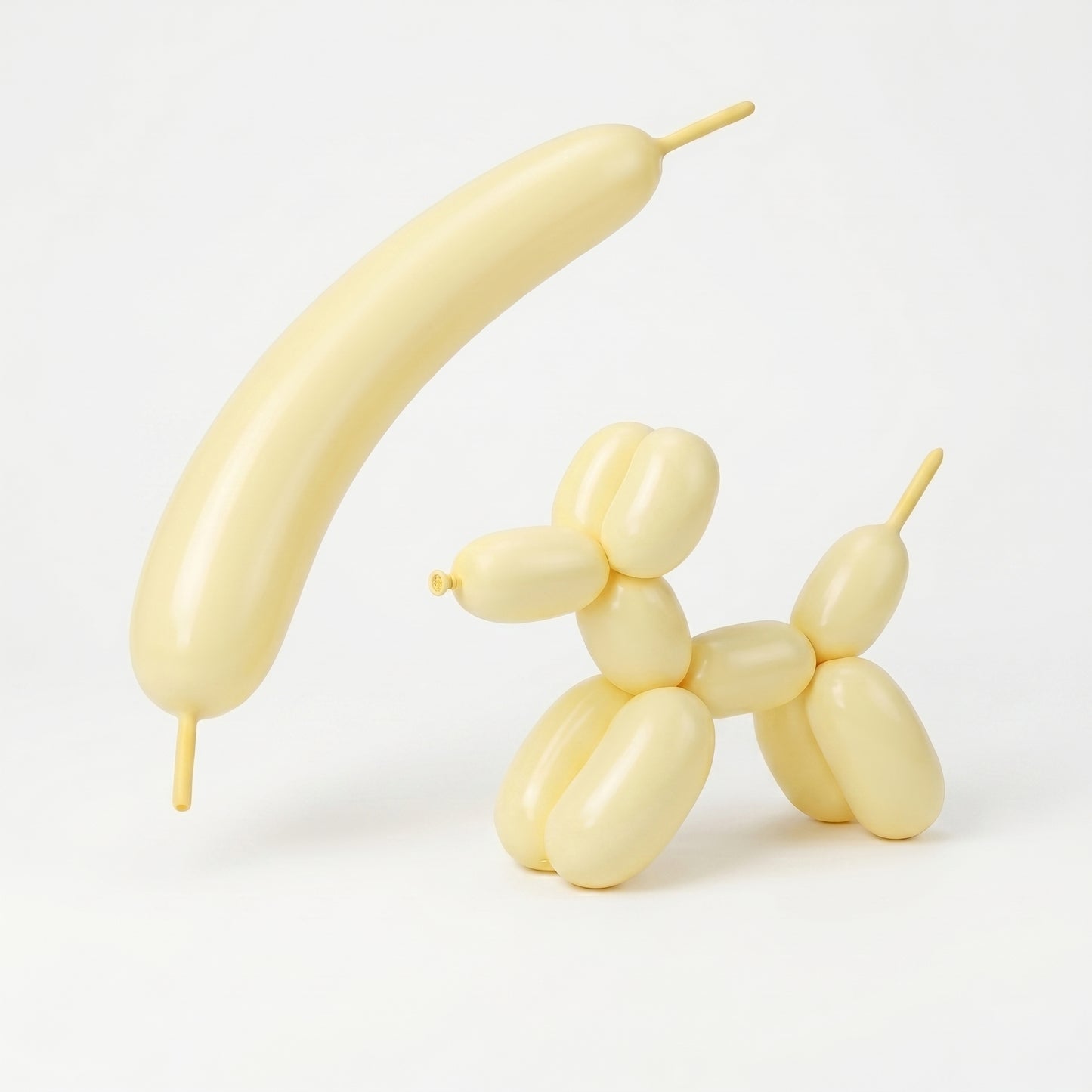 Macaron Yellow 260 twisting balloons