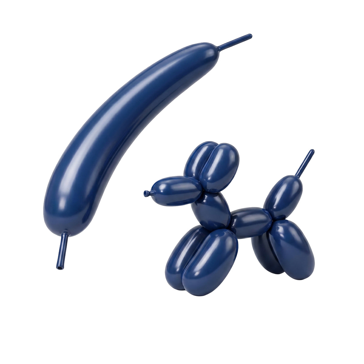 Navy 260 twisting balloons