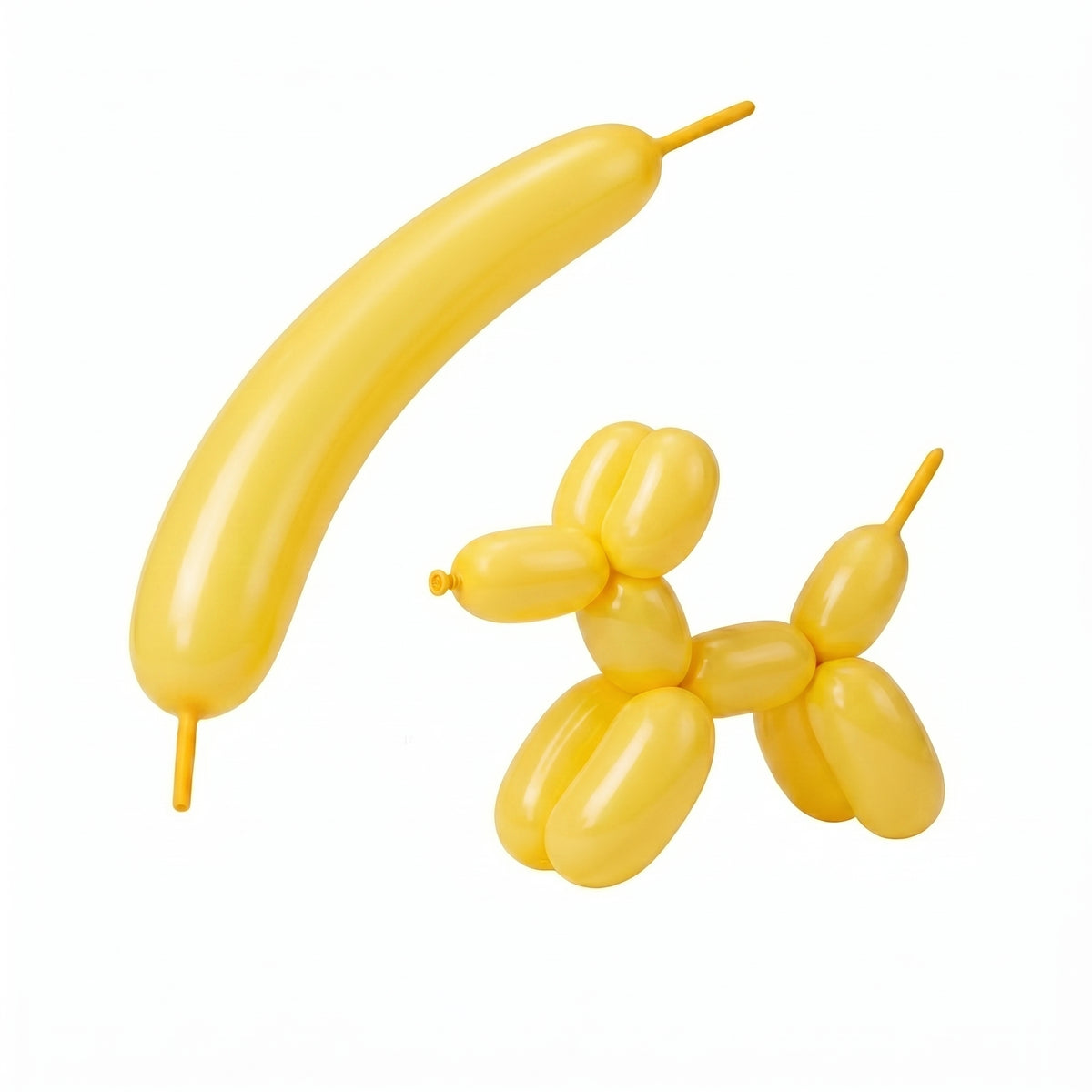 Yellow 260 twisting balloons