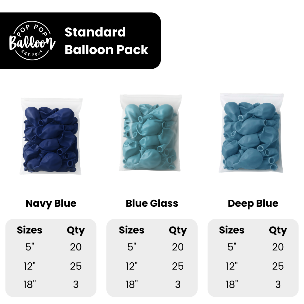 Blueberry Balloon Garland
