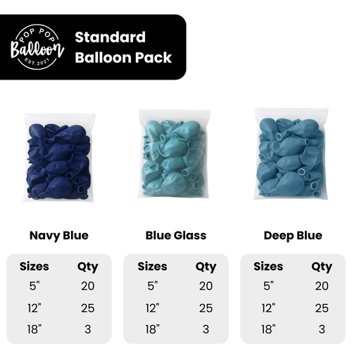 Blueberry Balloon Garland