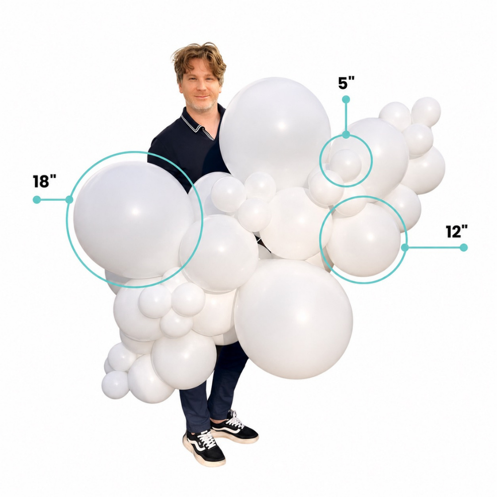 Balloons styled for an event
