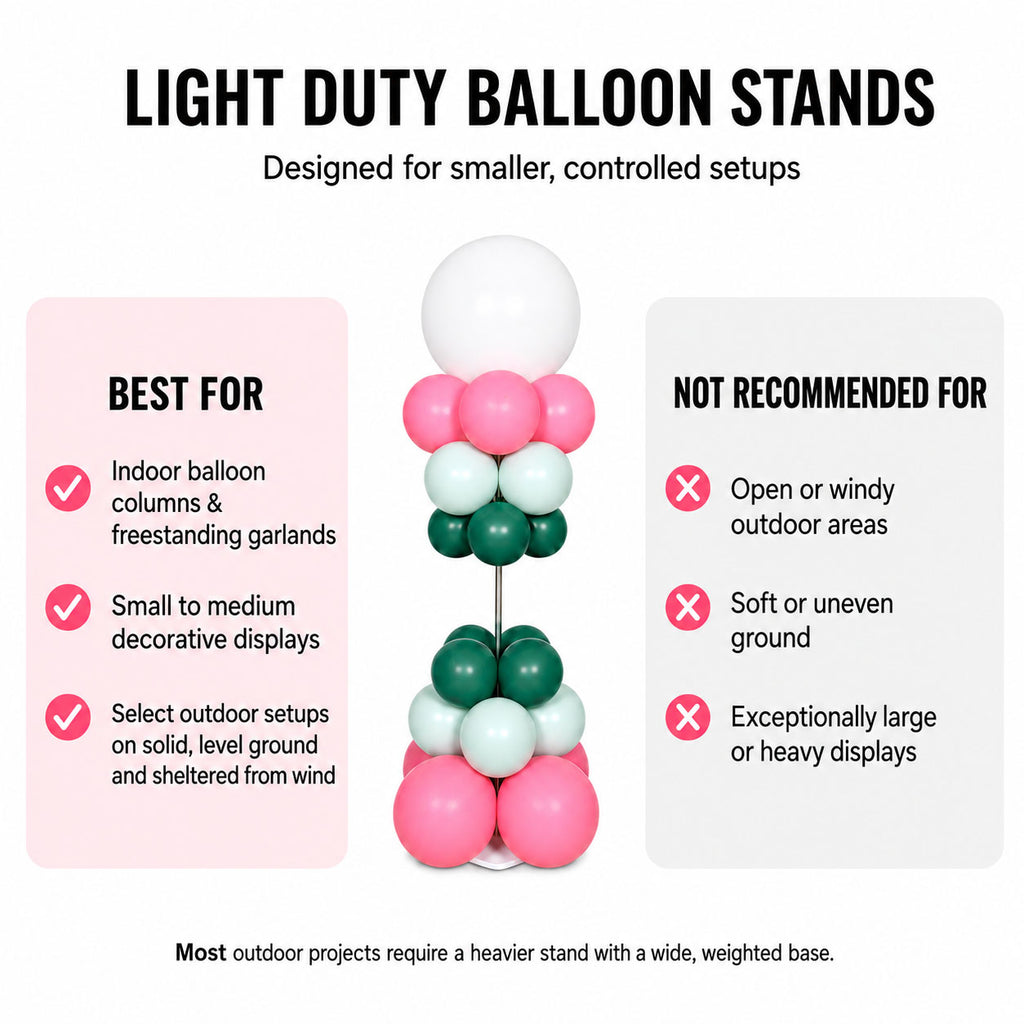 Adjustable Balloon Stands
