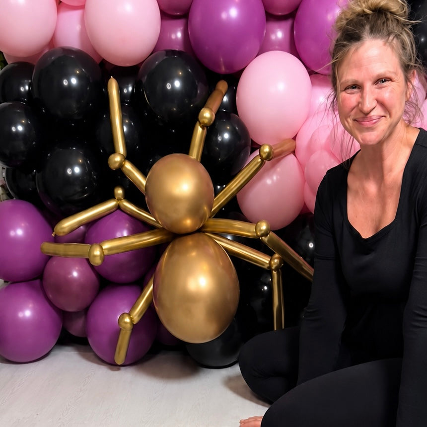 Gold Balloon Spider Kit-  Set of 3