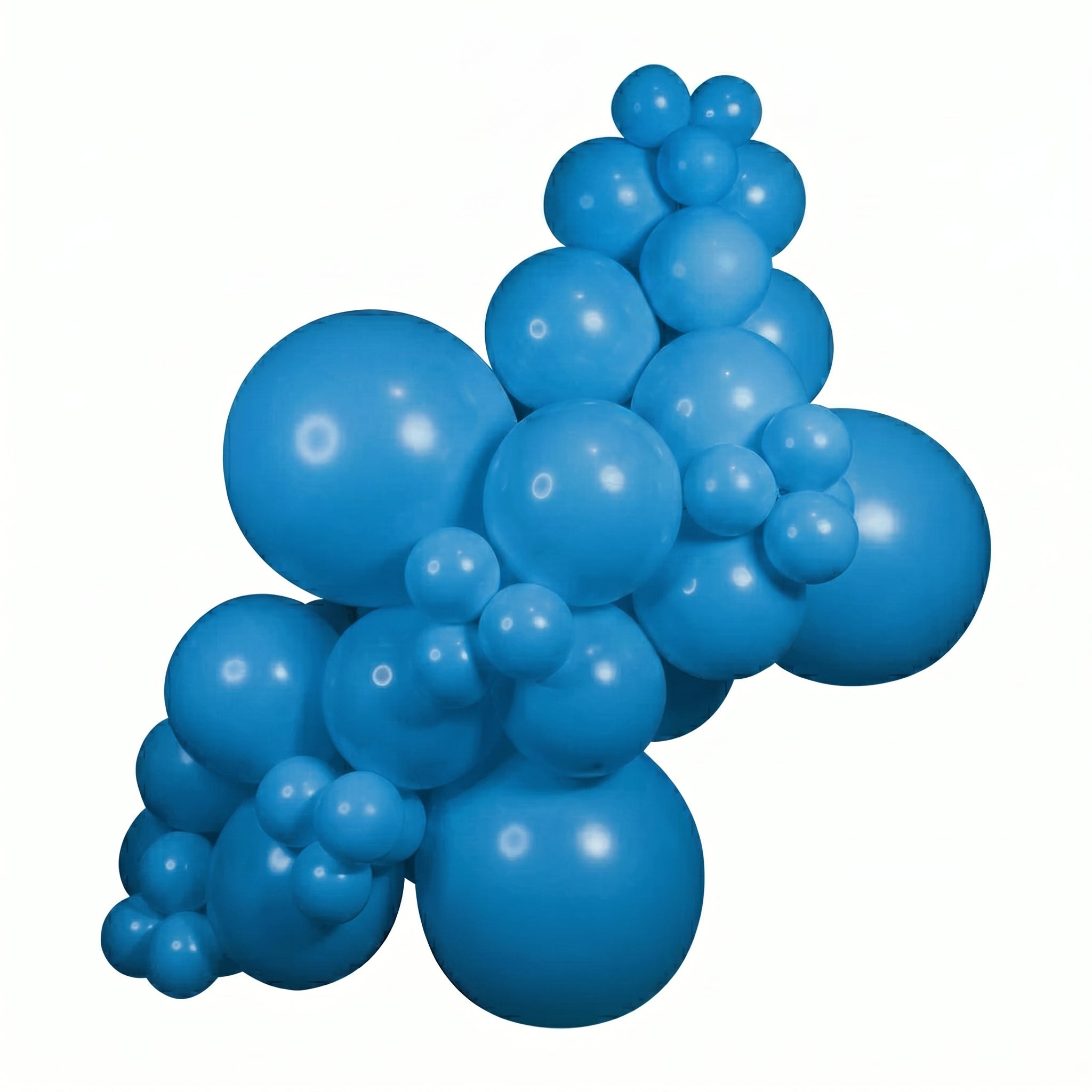 Caribbean blue balloon garland