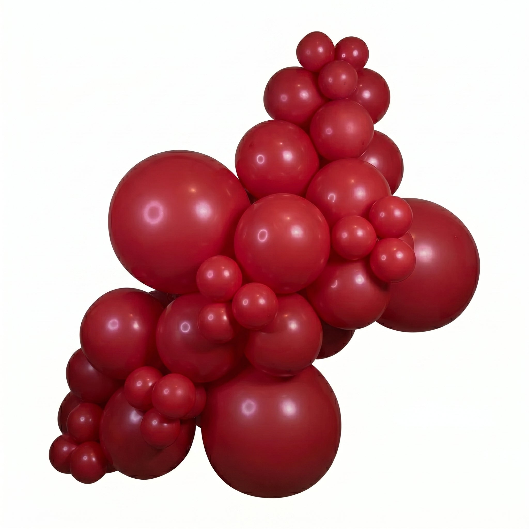 Deep Red balloon garland