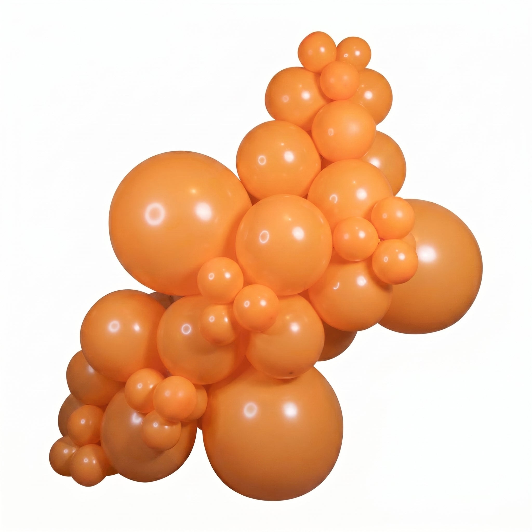 Orange balloon garland