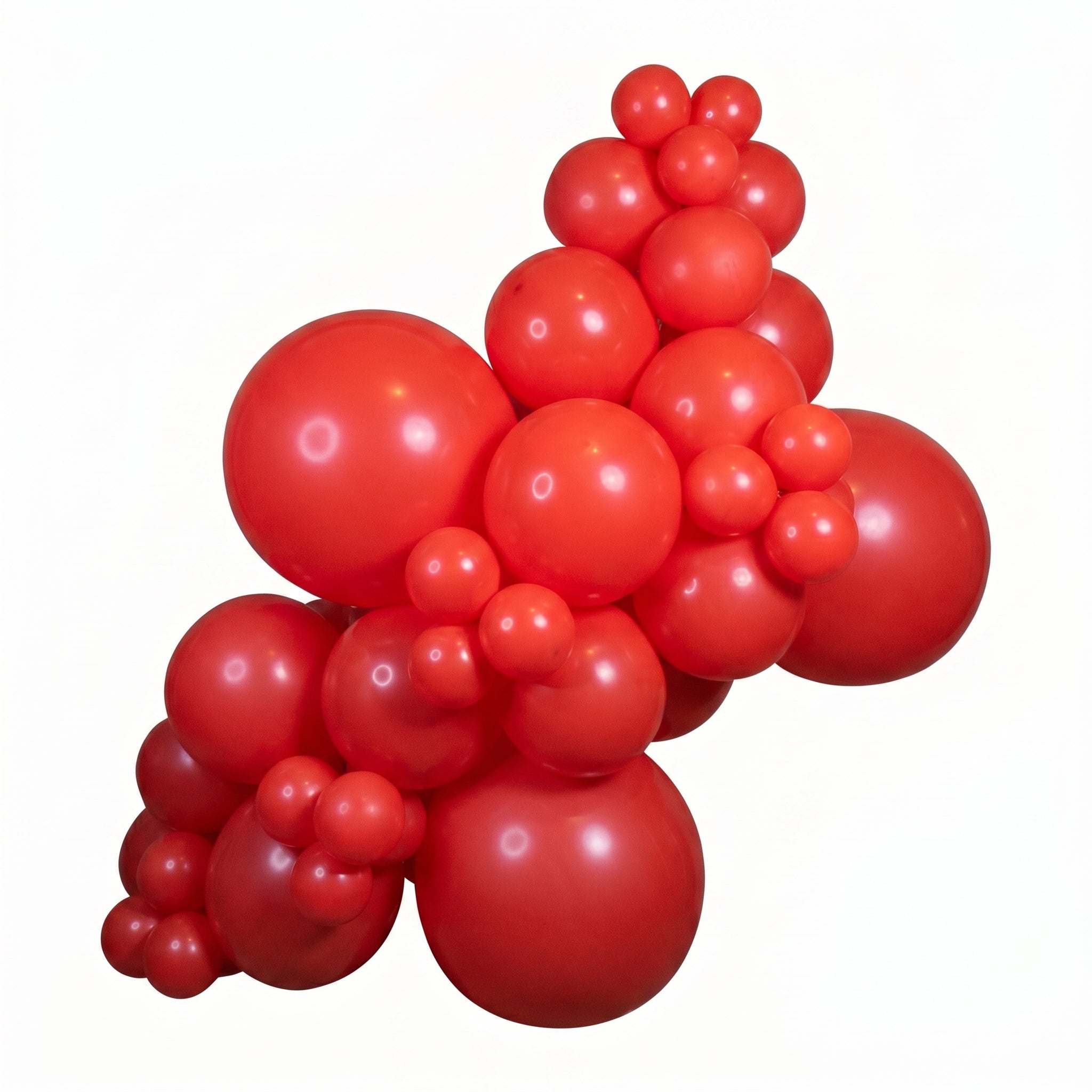 Red balloon garland