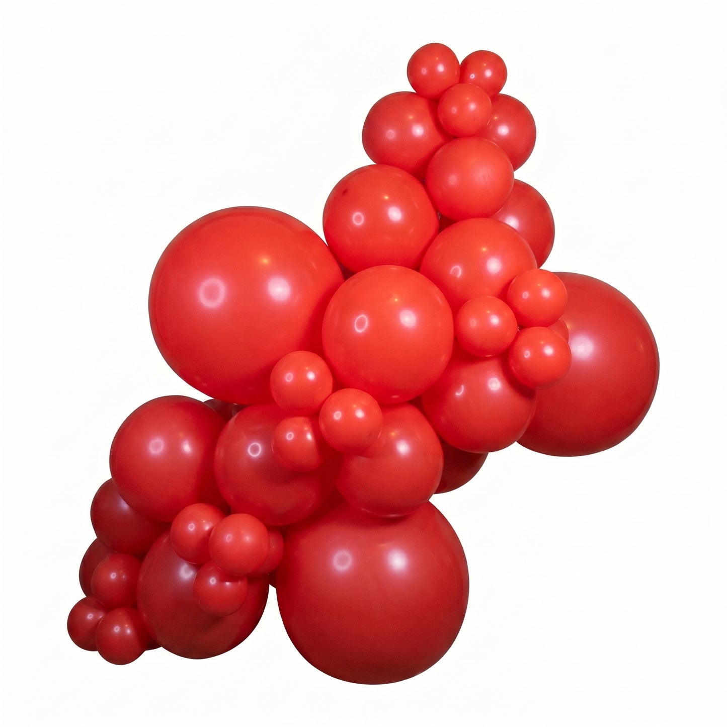 Red balloon garland