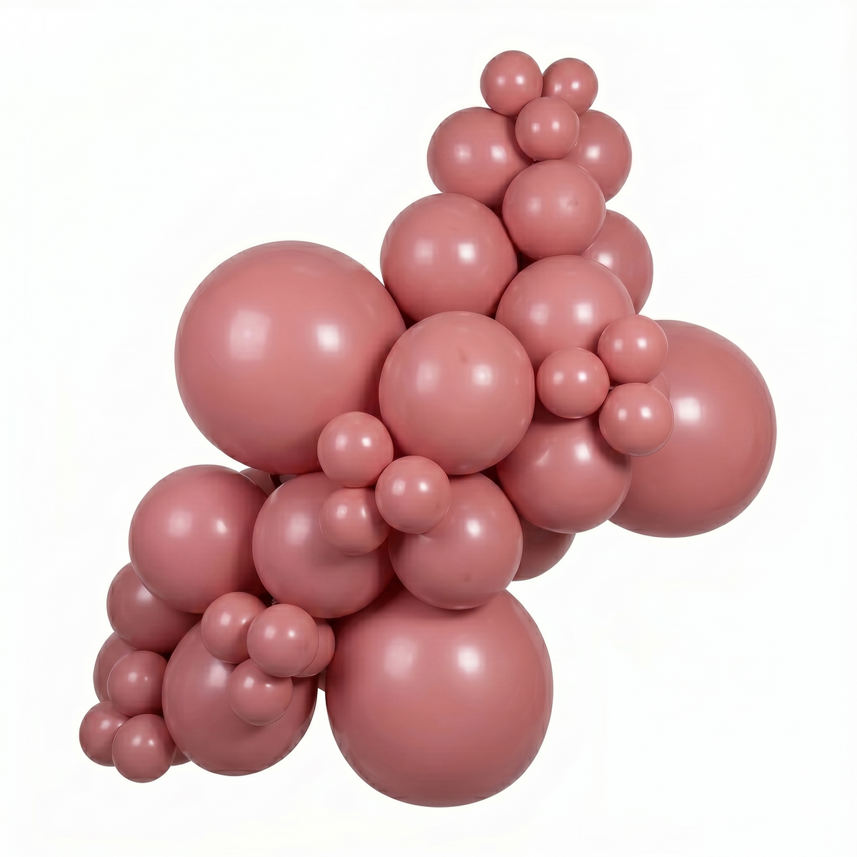 Rosewood balloon garland