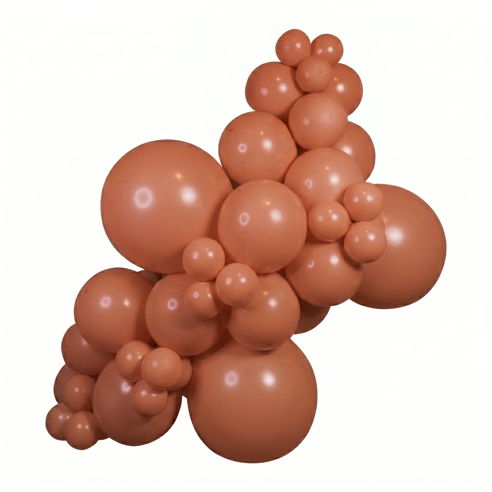 Rust Orange balloon garland