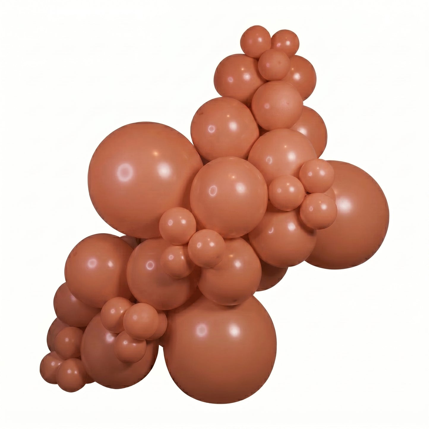 Rust Orange balloon garland