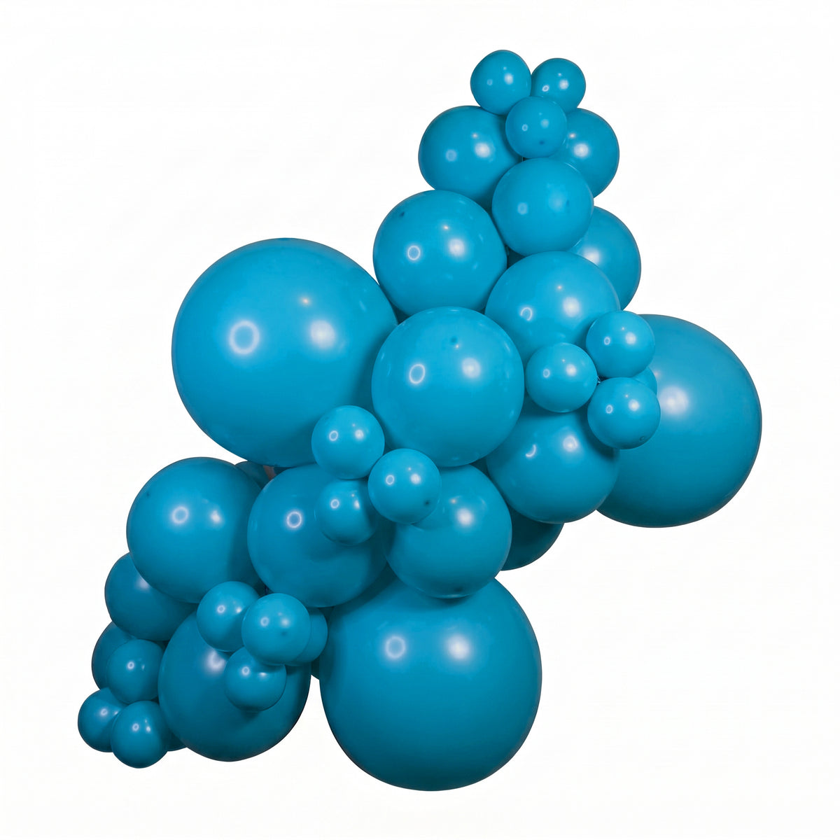 Turquoise balloon garland