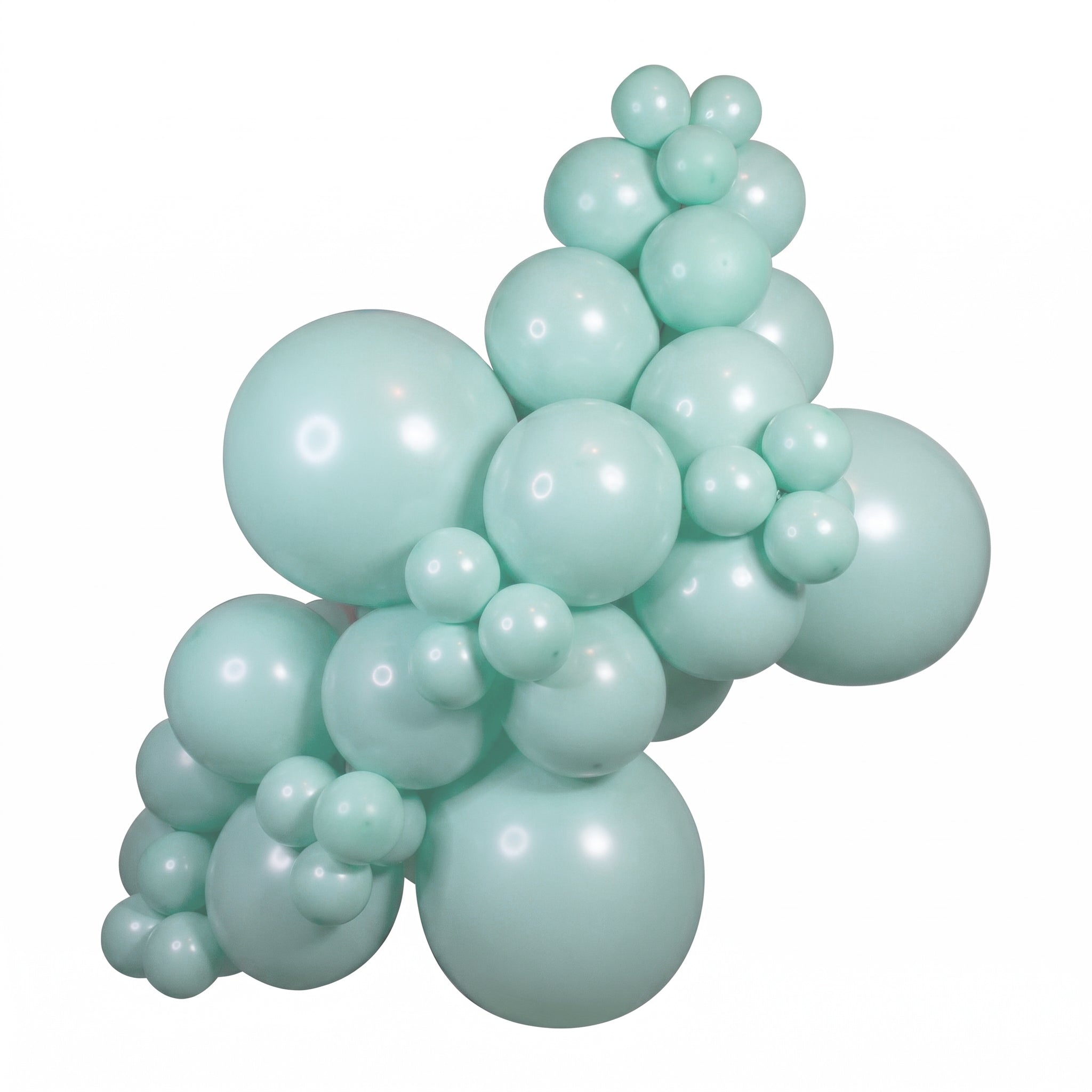 Winter Green balloon garland